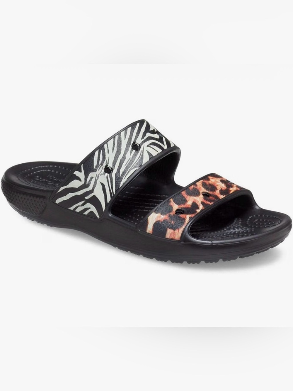 Crocs Unisex-Adult Classic Sandal-Seasonal Graphics Slide Size: W8/M6